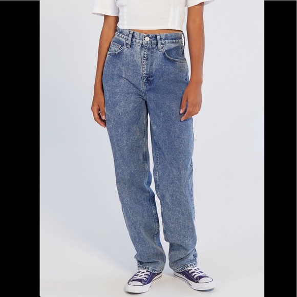 BDG High Waisted Straight Leg Jeans (Vintage Wash) - Picture 2 of 3
